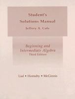 Student's Solutions Manual for Beginning and Intermediate Algebra 0321159322 Book Cover