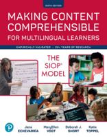 Making Content Comprehensible for Multilingual Learners: The SIOP Model B0BY4HG9HV Book Cover