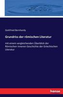 Grundriss Der Romischen Literatur 3742893823 Book Cover