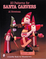 20 Patterns for Santa Carvers (Schiffer Book for Woodcarvers) 0764318373 Book Cover