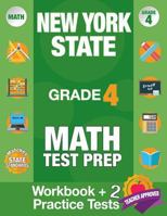 New York State Grade 4 Math Test Prep: New York 4th Grade Math Test Prep Book for the NY State Test Grade 4. 1948255197 Book Cover