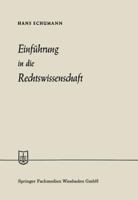 Einfuhrung in Die Rechtswissenschaft 3663187632 Book Cover