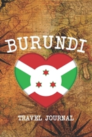Burundi: 6x9 Travel planner I Road trip planner I Dot grid journal I Travel notebook I Travel diary I Pocket journal I Gift for Backpacker 1674076908 Book Cover