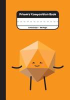 Primary Composition Book: 3/4 Inch Rule, 100 Pages, Orange My Color Pals Notebook 1798066254 Book Cover