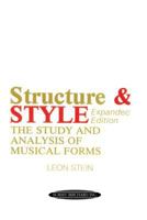 Structure and Style: The Study and Analysis of Musical Forms 0874871646 Book Cover