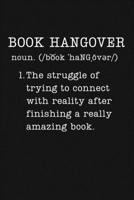 Book Hangover: Funny Book Lover Gifts - Small Lined Writing Journal or Notebook (Card Alternative) (Definition, Humor) 1699608881 Book Cover