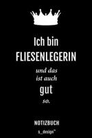 Notizbuch f�r Fliesenleger / Fliesenlegerin: Originelle Geschenk-Idee [120 Seiten kariertes blanko Papier] 1677606835 Book Cover