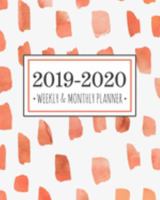 2019-2020 Weekly & Monthly Planner: Watercolor Paint Dab Diary Agenda Calendar Schedule Organizer | Sept 2019 through December 2020 1691722235 Book Cover