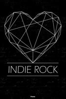 Indie Rock Planner: Indie Rock Geometric Heart Music Calendar 2020 - 6 x 9 inch 120 pages gift 1658006569 Book Cover