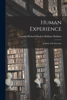 Human Experience - A Study of Its Structure 1013801067 Book Cover