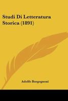 Studi Di Letteratura Storica (1891) 1166775232 Book Cover