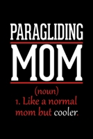 Paragliding Mom Notebook: Graph Paper Notebook with 120 pages 6x9 perfect as math book, sketchbook, workbook and diary Funny Gift for Paragliding Fans and Coaches 1677235292 Book Cover