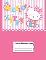 Composition Notebook: hello kitty journal with Wide Ruled Notebook Lined School Journal 100 Pages 8.5x11 Children Kids Girls Teens Women Subject ... hello kitty (Wide Ruled School Composition Books) 1705923720 Book Cover