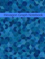 Hexagon Graph Notebook: Hex paper 1729706339 Book Cover