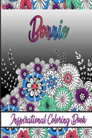 Bonnie Inspirational Coloring Book: An adult Coloring Boo kwith Adorable Doodles, and Positive Affirmations for Relaxationion.30 designs , 64 pages, matte cover, size 6 x9 inch , B08KJ6682Z Book Cover