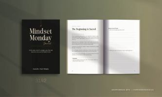Mindset Monday Journal: A 52-week reset to realign your life and become who you're meant to be B0HCF2LF4R Book Cover