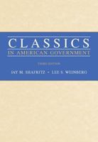 Classics in American Government 0534208169 Book Cover