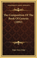 The Composition of the Book of Genesis 1104251809 Book Cover