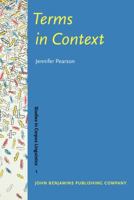 Terms in Context (Studies in Corpus Linguistics) 902722269X Book Cover