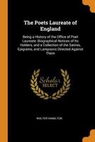 The Poets Laureate of England 1016241410 Book Cover