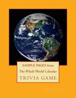 SAMPLE PAGES from "The Whole World Calendar Trivia Game" 1505342708 Book Cover