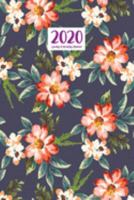 2020 Weekly & Monthly Planner: January 1, 2020 - December 31, 2020 | Priorities and To Do Column | Goals Setting Page | Jungle Red Periwinkle (Flowery Floral) 1691605123 Book Cover