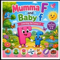 Mumma F and Baby f: A Fun Phonics Story for Ages 3–6 (Mumma Letters & Baby Letters Adventures) B0H9HT2NXF Book Cover
