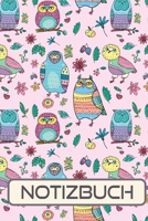 Notizbuch: S��e Vintage Eulen Uhu Tagebuch f�r Tr�ume & Gedanken F�r Erwachsene & Teenager Erinnerungsbuch Eintragen von Notizen, Terminen, Aufgaben & Ideen Tagesplaner Format DIN A5 110 Seiten, linie 1704078849 Book Cover