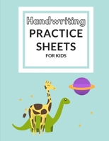 Handwriting Practice Sheets for kids 1696352487 Book Cover