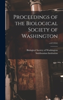 Proceedings of the Biological Society of Washington Volume v.67 1013297652 Book Cover