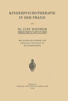 Kinderpsychotherapie in Der Praxis 3642893031 Book Cover