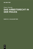 2. Halbjahr 1925 3486752251 Book Cover