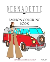 BERNADETTE Fashion Coloring Book Vol.20: 60s Inspired Outfits 1676261958 Book Cover