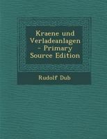 Kraene Und Verladeanlagen 1017777713 Book Cover