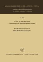 Einzelfunktionen Der Niere Beim Akuten Nierenversagen 3322983137 Book Cover
