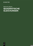 Quadratische Gleichungen (German Edition) 3486773607 Book Cover