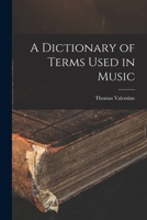 A Dictionary of Terms Used in Music 1016316836 Book Cover