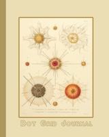 Dot grid journal: Ernst Haekel's Radiolaria  (1862) microscopic organisms cover art for the vintage illustration appreciator or ocean lover - Cream ... shades of coral radiolaria image cover art 1695801199 Book Cover