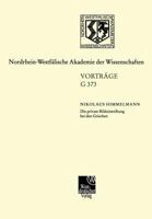 Die Private Bildnisweihung Bei Den Griechen Zu Den Ursprungen Des Abendlandischen Portrats: 432. Sitzung Am 15. November 2000 in Dusseldorf 3531073737 Book Cover