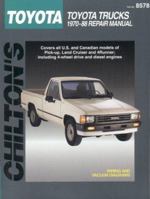 Toyota Pick-ups, Land Cruiser, and 4-Runner, 1970-88 (Chilton's Total Car Care Repair Manual) 0801985781 Book Cover