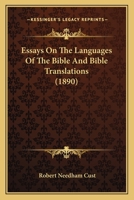 Essays On The Languages Of The Bible And Bible Translations 1164637304 Book Cover