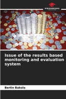 Issue of the results based monitoring and evaluation system 6204400215 Book Cover