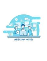 Meeting Notes: For project and task organization Sections include attendees, notes, and action items 1986532194 Book Cover
