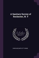 A Sanitary Survey of Rochester, N. Y 1022848127 Book Cover