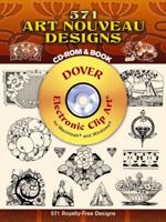 571 Art Nouveau Designs CD-ROM and Book (Dover Electronic Clip Art) 0486998495 Book Cover