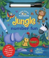 Wipe-Clean Jungle: Number Fun: With Pen and Wipe-Clean Fold-Out Pages 0764165534 Book Cover