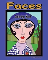 Faces Coloring Book B0BKY3L1Q9 Book Cover