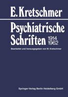 Psychiatrische Schriften 1914 1962 3662022702 Book Cover