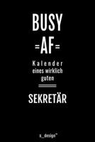 Kalender 2020 f�r Sekret�re / Sekret�r / Sekret�rin: Wochenplaner / Tagebuch / Journal f�r das ganze Jahr: Platz f�r Notizen, Planung / Planungen / Planer, Erinnerungen und Spr�che 1708062866 Book Cover