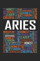 Aries Words: 6x9 Ruled Notebook, Journal, Daily Diary, Organizer, Planner 1696232562 Book Cover